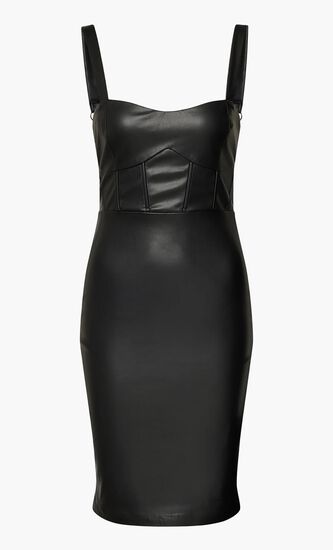 Reid Leather Dress
