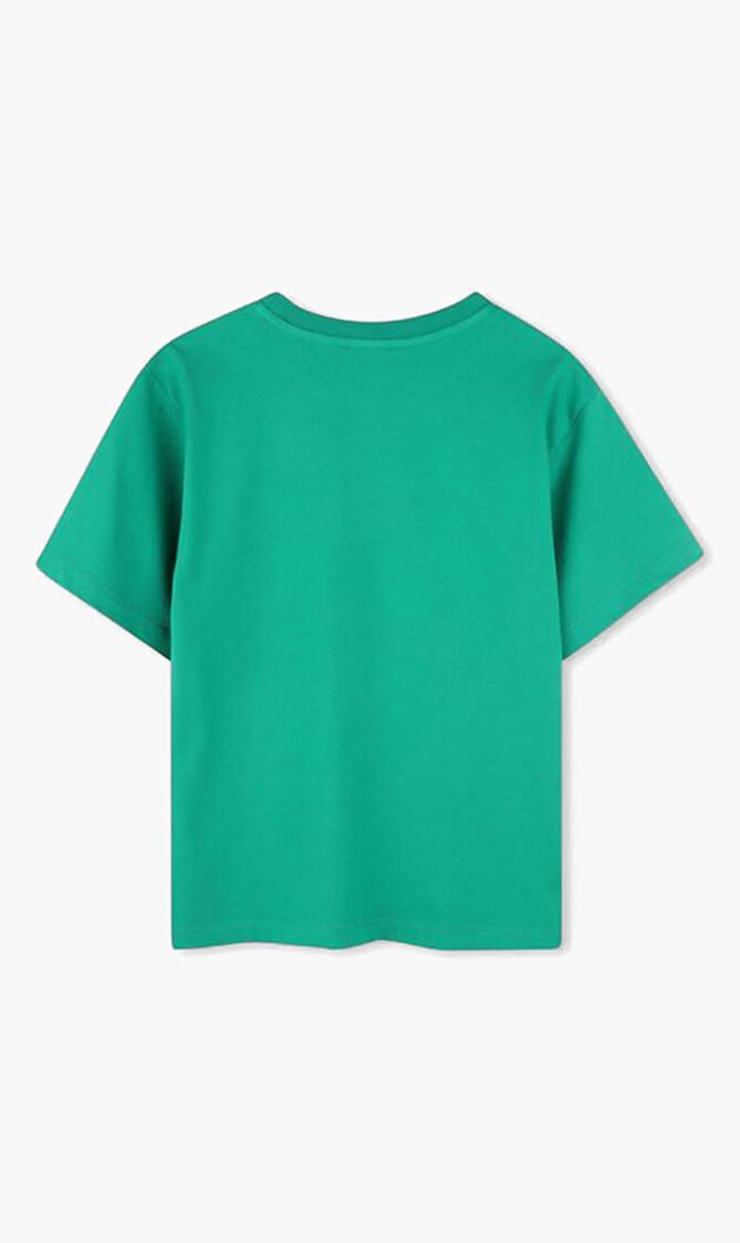 Sunflower Embroidered Organic Cotton T-Shirt