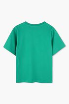 Sunflower Embroidered Organic Cotton T-Shirt