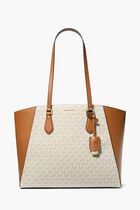 Taryn Large Signature Logo Tote Bag