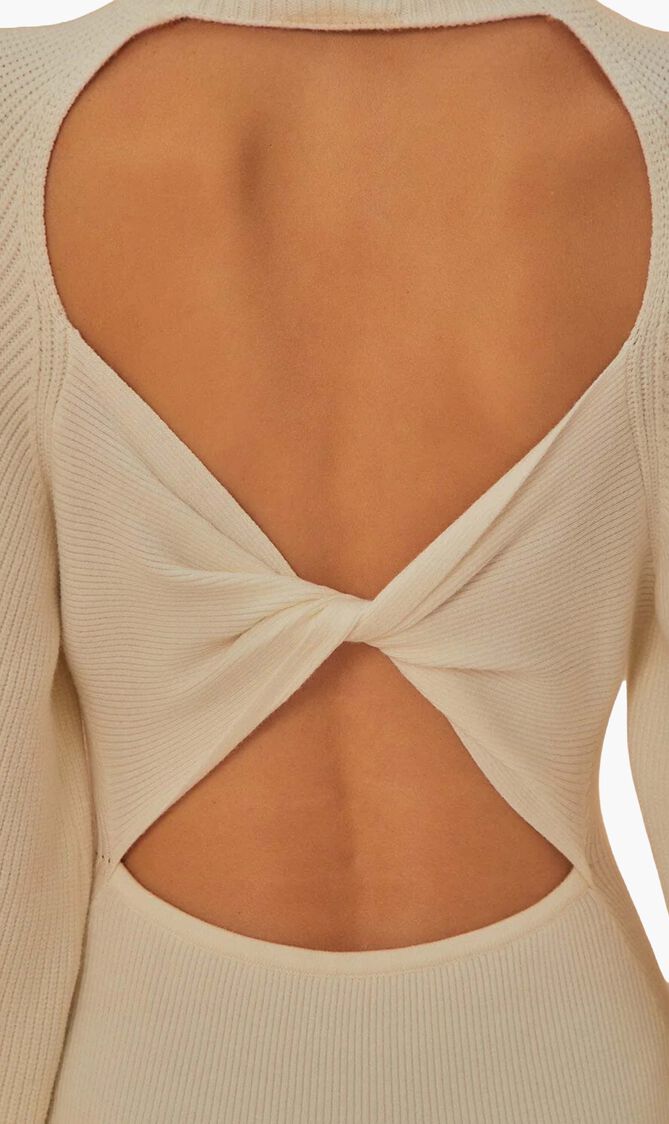 Puff Sleeves Knitted Top