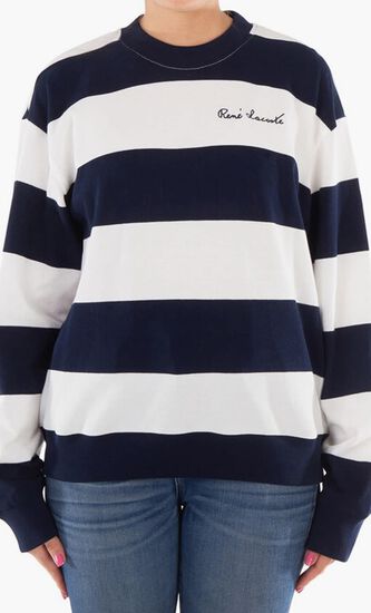 Crew Neck Printed Sweater