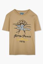 Sun Flowers Print T-shirt