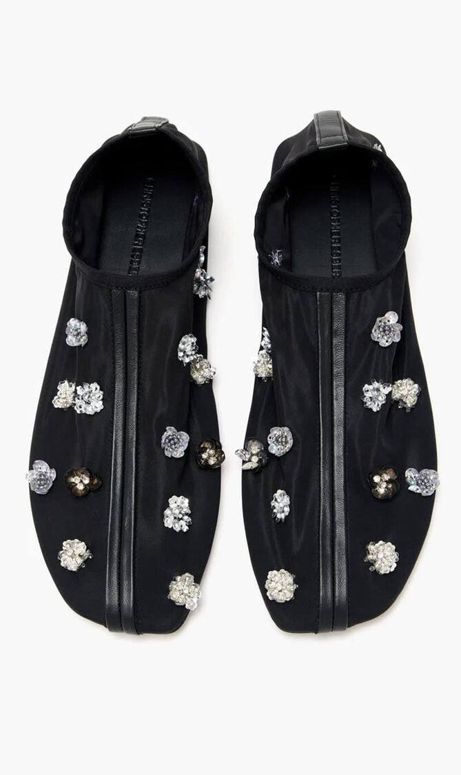EMBLA BEADED MESH FLAT