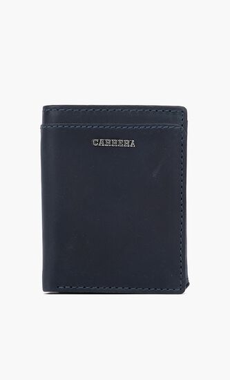 Metal Logo Bi-Fold Wallet
