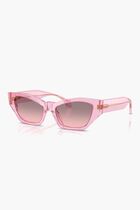 Transparent Rose  Sunglasses