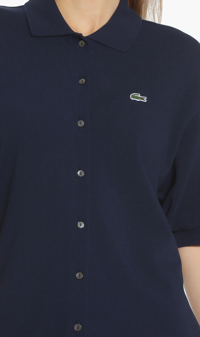 Cotton Belted Polo Dress