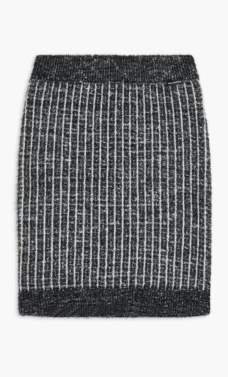 BOUCLE KNIT SKIRT