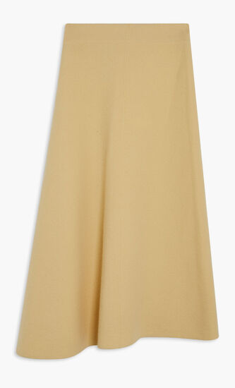 SKIRT DOUBLE FACE MERINO CASHMERE