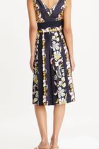 Printed Pleated Skirt