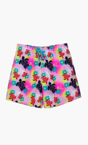 Turtle Print Shorts