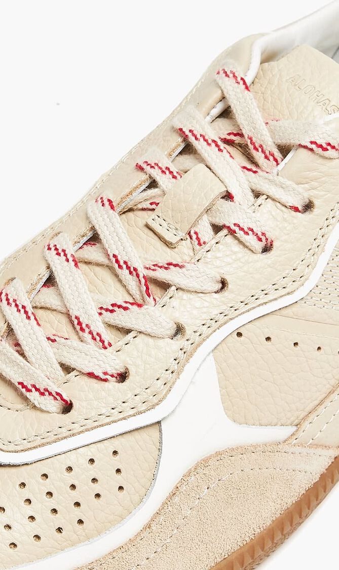 TB.490 RIFE GRAIN CREAM LEATHER SNEAKERS