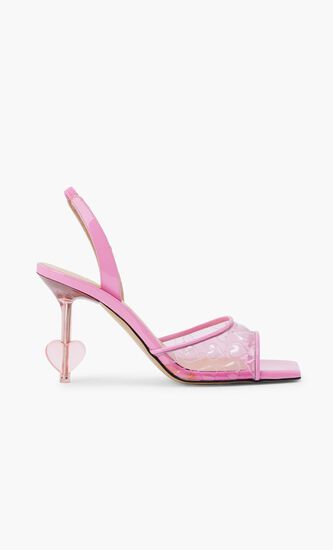 Heart Embellished Sandals