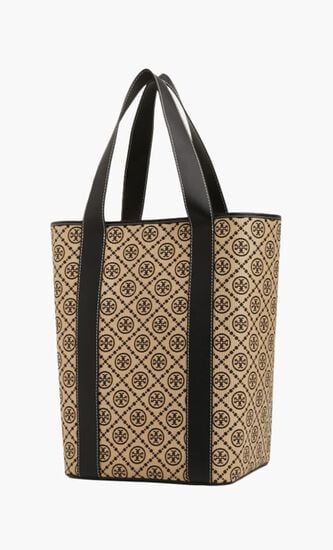 T Monogram Oversized Tote Bag