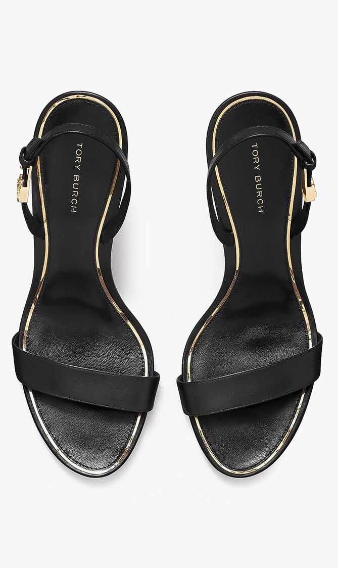 DOUBLE T BUCKLE HEEL SANDAL 85MM