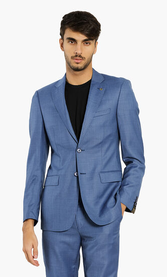 Debonair Sharkskin Suit Jacket