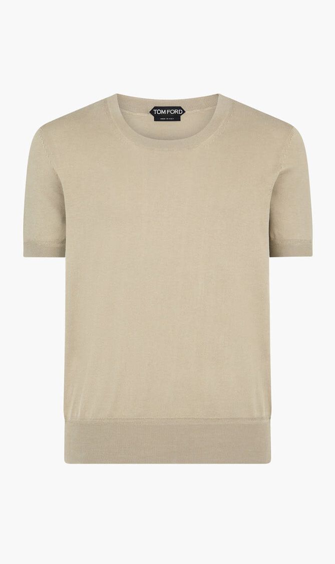 Cotton Crew Neck T Shirt