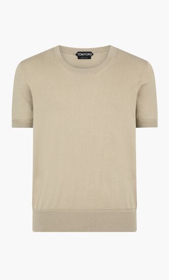 Cotton Crew Neck T Shirt
