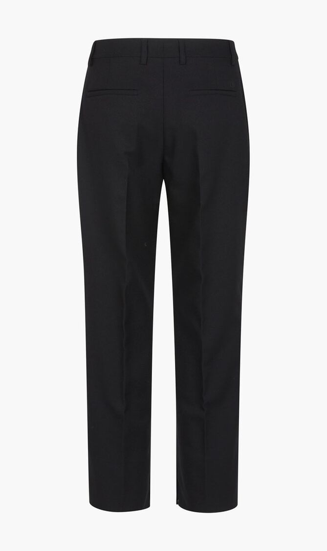 OW EMB DRILL SLIM ZIP DET PA BLACK BLACK