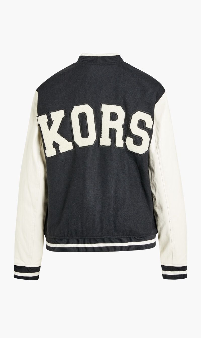 Buy MICHAEL KORS Wool Varsity Bomber Jacket for SAR 923.00 The Deal Outlet