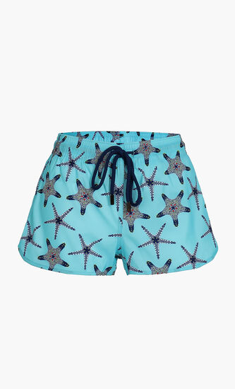 Star Fish Print Shorts