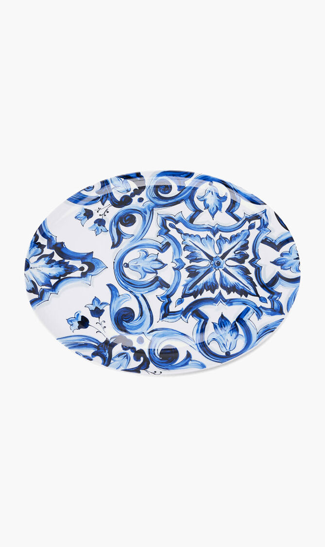 Blu Mediterraneo Oval Platter 45cm