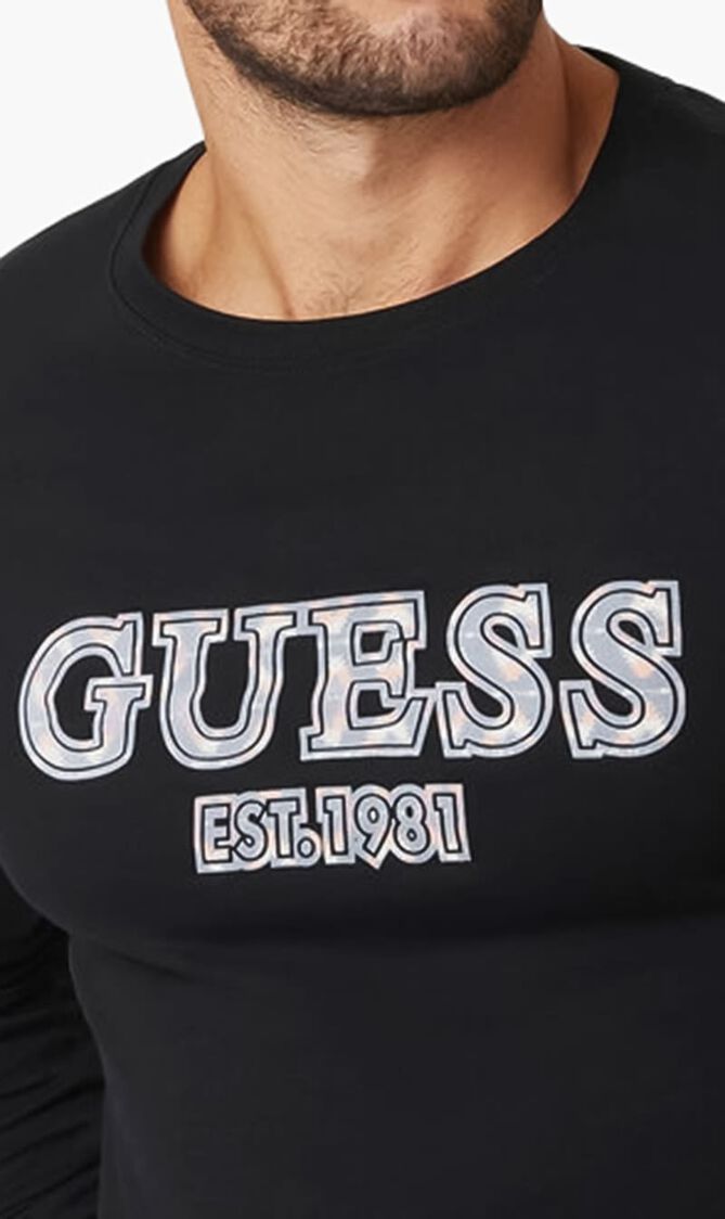Ls Cn Guess Box Logo - Mid Organic Stream Jersey 180