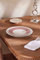 Madison 6 Dessert Plate Round Red 21cm