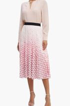 Degrade Pleated Skirt