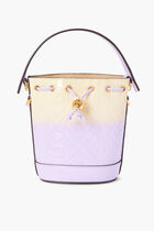 T MONOGRAM DIP DYE MINI BUCKET BAG