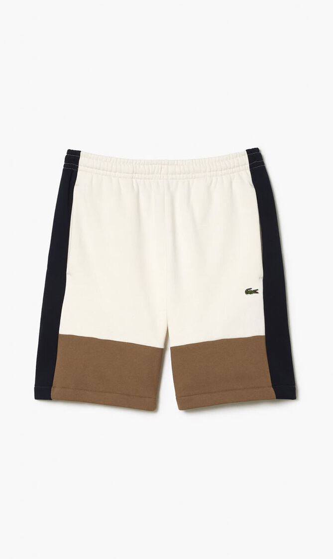 Brushed Fleece Colourblock Jogger Shorts