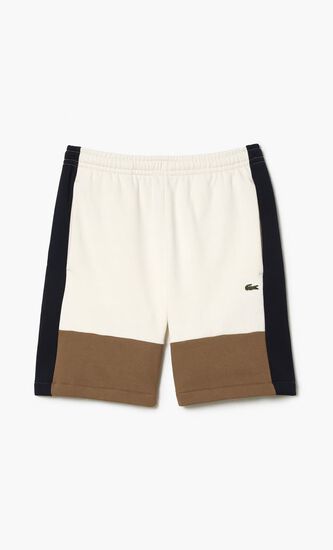 Brushed Fleece Colourblock Jogger Shorts