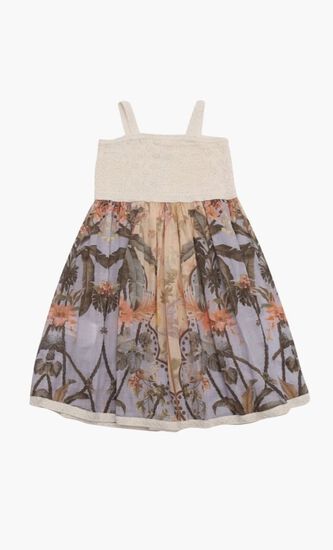 WYLIE KNIT PRINTED DRESS