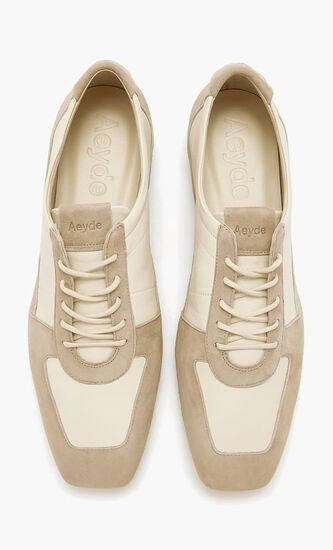 UMA SNEAKER NAPPA KID SUEDE LEATHER CREAMY SAND