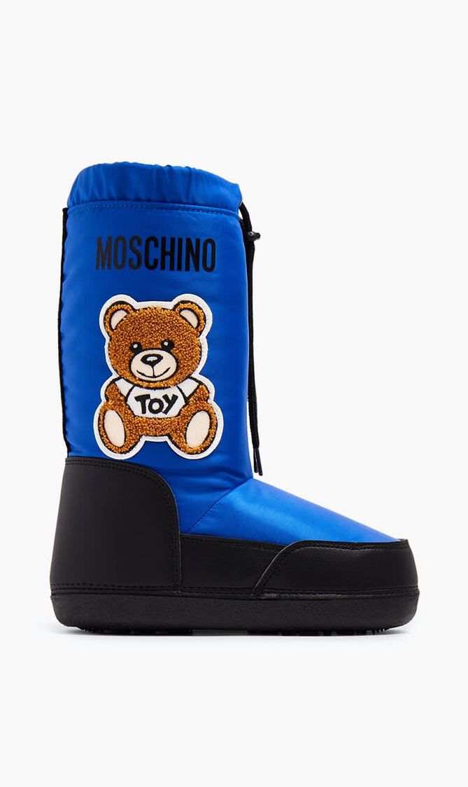 Maxi Teddy Patch & Logo Snow Boots