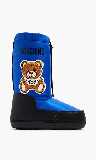 Maxi Teddy Patch & Logo Snow Boots