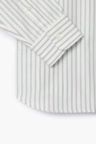 Striped Cotton Poplin Long-Sleeve Shirt