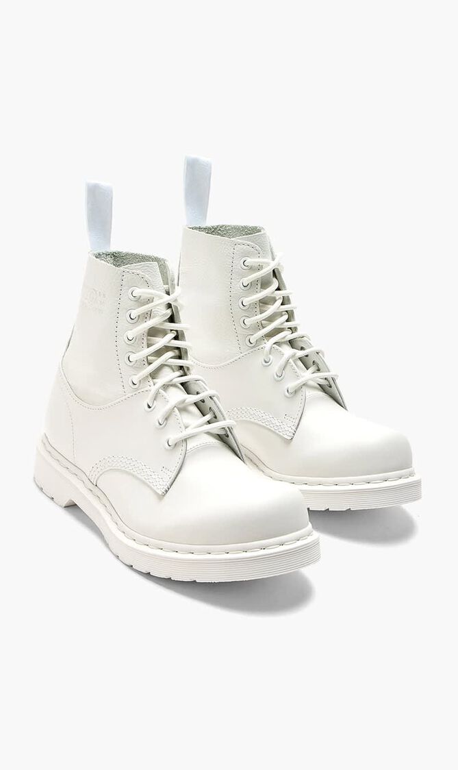 1460 8 EYE NO STEEL TOE MM6 X DR MARTENS
