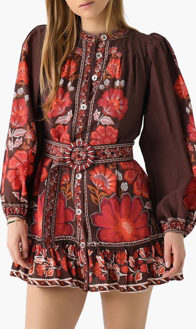 Gigi Tapestry Mini Dress
