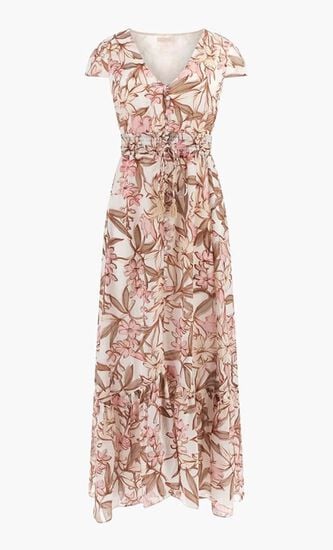 Ss Destiny Maxi V Neck Dress