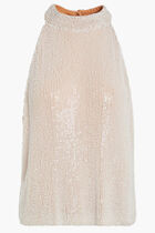 BEAD MOCK NECK