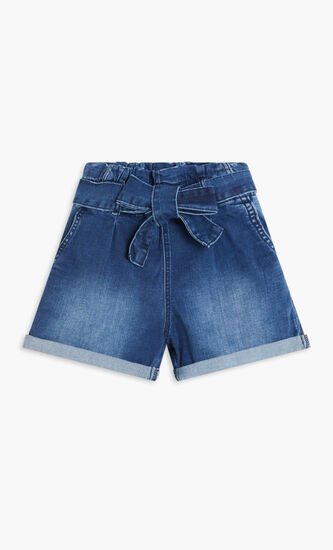 STRETCH DENIM SHORTS