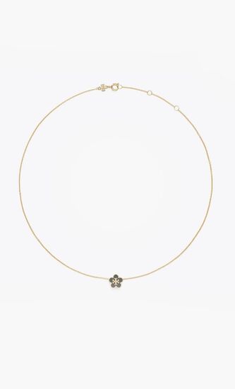 Kira Flower Enamel Pendant Necklace