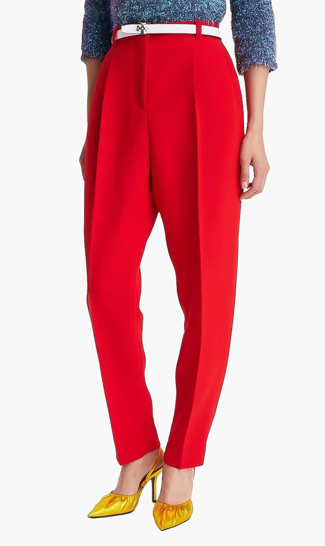 Double-Faced Wool Pants