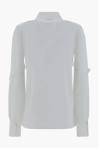 POPLINE STRAPS SHIRT WHITE WHITE