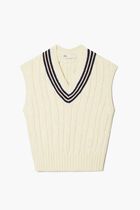 TORY SPORT WOOL CABLE KNIT TENNIS VEST