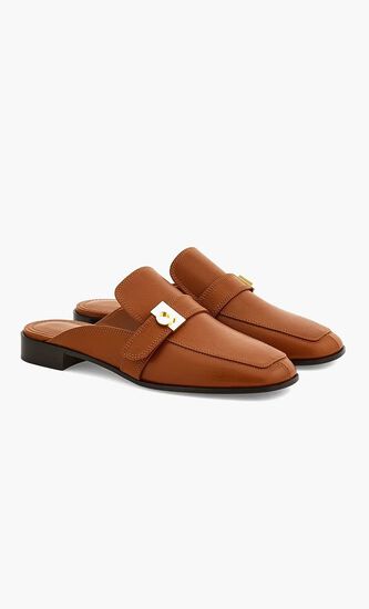 Hug Buckle Loafer Mule