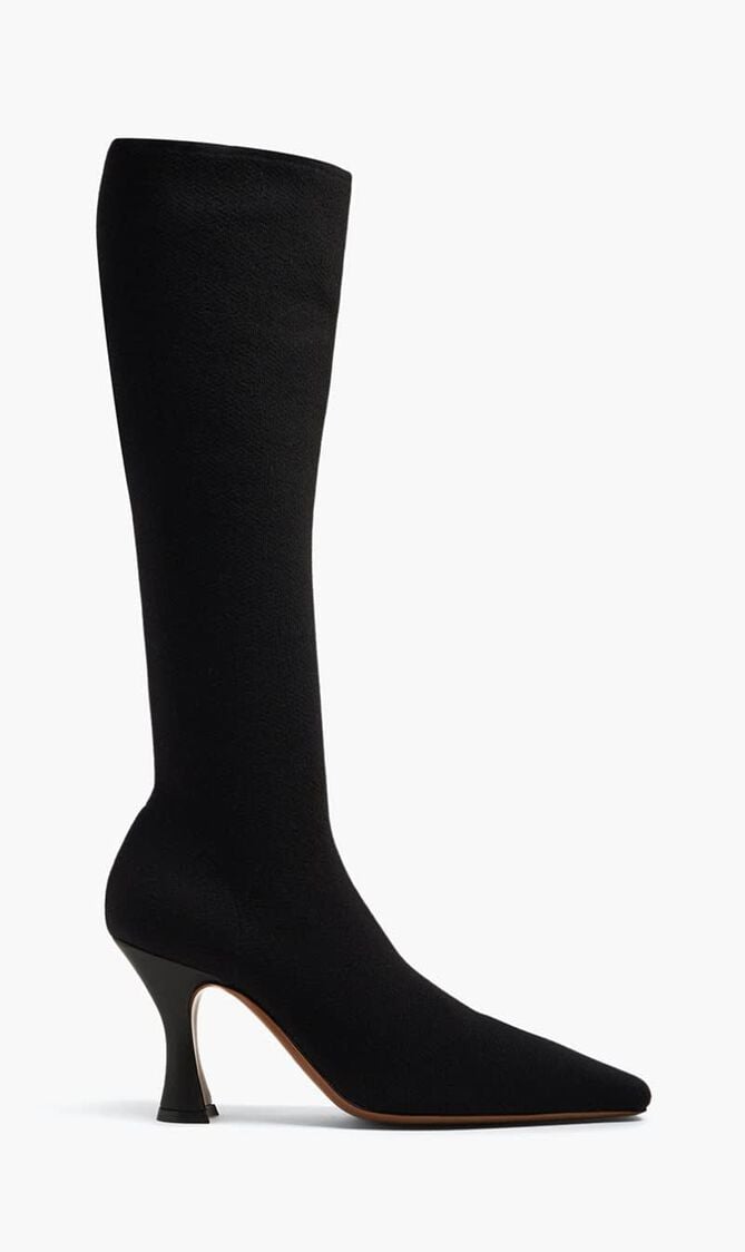 Ran Under The Knee Knit Boots