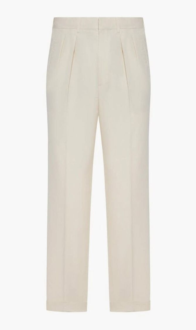 Double Pleat Tailored Pants