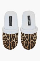 Leopard Cotton Terry Slippers Leopard Cotton Terry Slippers
